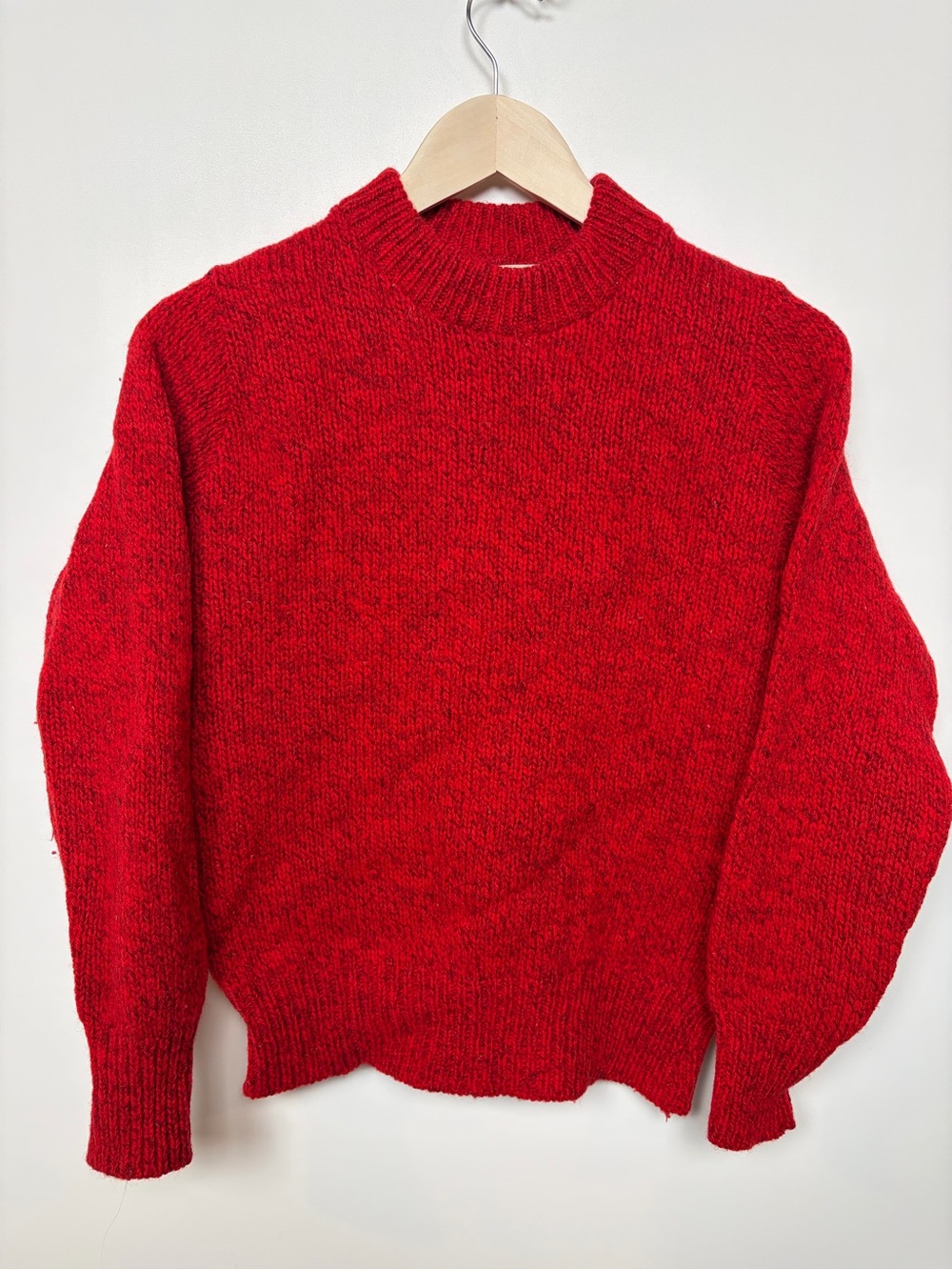 Vintage LL Bean Wool Crewneck Pullover Sweater Size Small